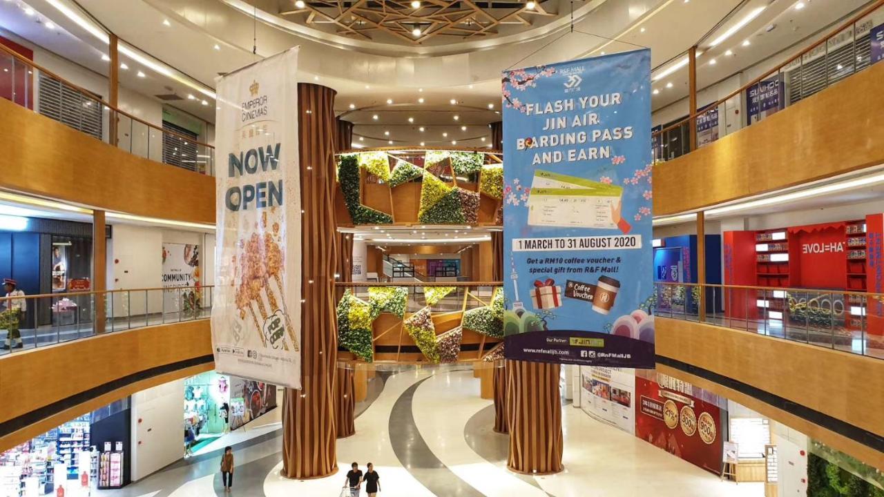 Jb City Ciq-R&F Shopping Mall Apartment Johor Bahru Bagian luar foto